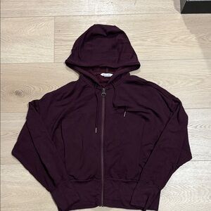 Women’s Burgundy Hoodie Sweater